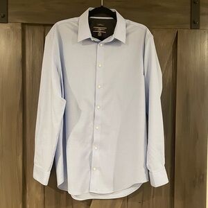 Joseph Abboud Slim Fit Comfort Collar Men’s Button Down Dress Shirt